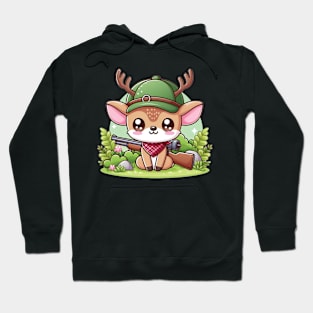 Cute Deer Hunter Hoodie